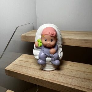 Fisher Price Little People Baby In Carseat Car House Figure Replacement